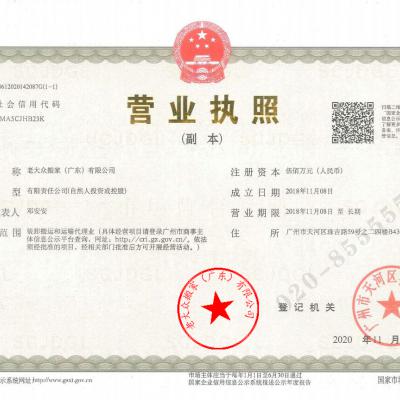 公司營業(yè)執(zhí)照